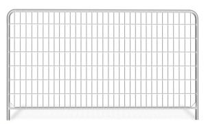 BAUZAUN AZ-6 - 2 x 3,5 m – OVAL – RUND TOP