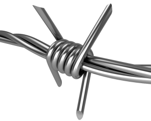 STACHELDRAHT - VERZINKT - 2,5 / 2 mm - 90 m PRO ROLLE