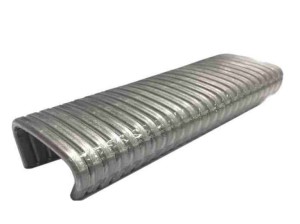 KLAMMER - TYP C - FÜR KLINGENDRAHT UND CONCERTINA-VERHAU - GALVANISCH VERZINKT -  1 Verp. 450 Stk. Ø 3 mm